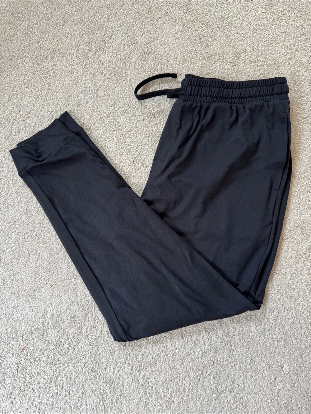 SKIMS NWT Outdoor Jersey Tapered Joggers 28" Black SzM